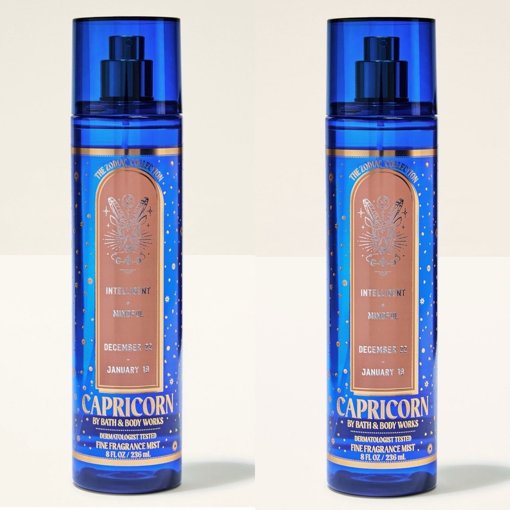 Bath & Body Works Capricorn Zodiac Collection Fragrance Mist Set of Two